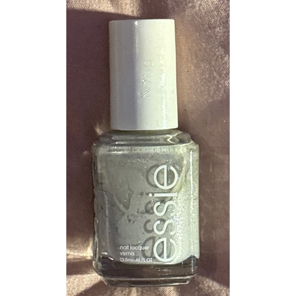 NEW Essie Go With The Flowy 1887 Silver Gray Nail Polish Nail Lacquer